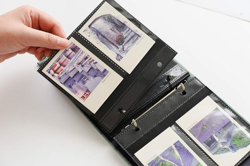 Ablus 100 Pocket Mini Photo Album - Fits Fujifilm Instax & Polaroid Snap Plus Kodak Mini Films (Gray) - Image 5
